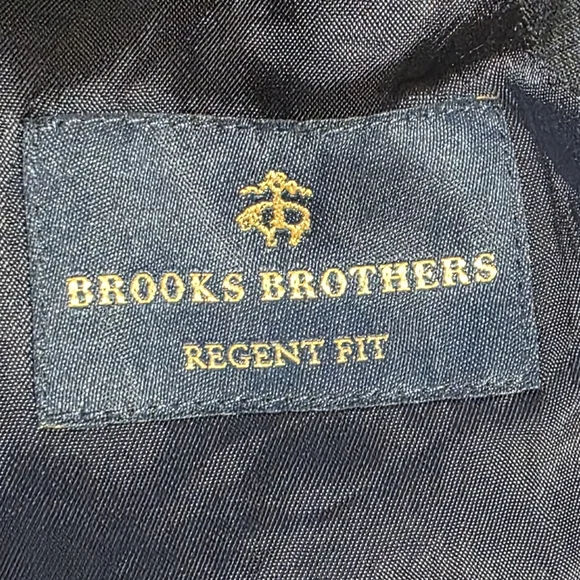 Brooks Brothers Blue Plaid Tollegno 1900 Regent Fit 100% Italian Wool Blazer.48R - Picture 2 of 14